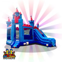 Mega Castle Bounce House & Slide Combination