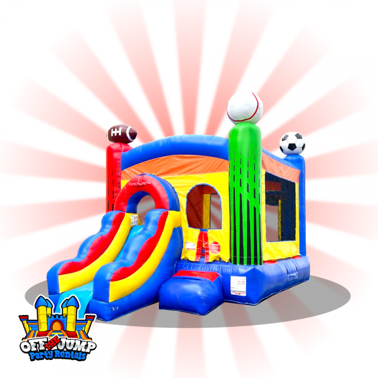 All Sport Bounce House With Slide