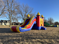 image06 1676332918 Small Bounce House and Slide Combination