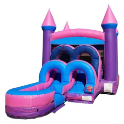 inflatable bounce house water slide kids pink3 1736832628 Pink Bounce House & Slide Combination