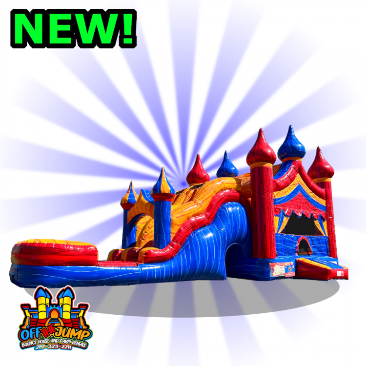 Circus Bounce House & Slide Combination (Dry)