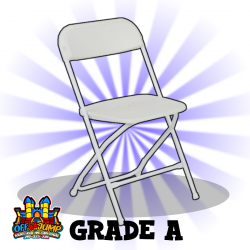 White Folding Chairs (Grade A)