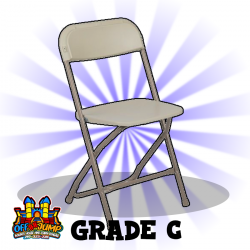 Tan Folding Chairs (Grade C)