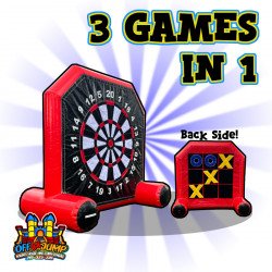 3-in-1 Game: Darts, Tic-Tac-Toe, & Soccer