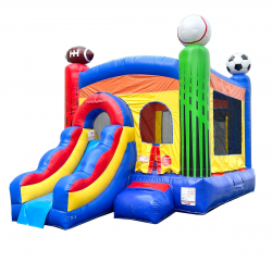 xco pbdlxsprt hb 3qtr 1 1714716642 (New) All Sport Bounce House With Slide