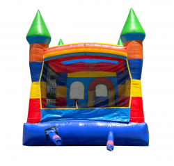 xco pbrnbwsf hb back 2 1 1714716443 (NEW) Rainbow Smile Bounce House With Slide