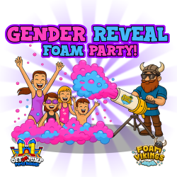 Gender Reveal Foam Party