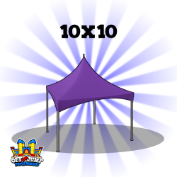 10x10 Purple High Peak Tent
