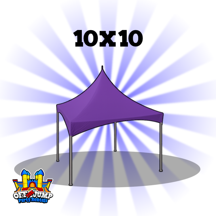 10x10 Purple High Peak Tent